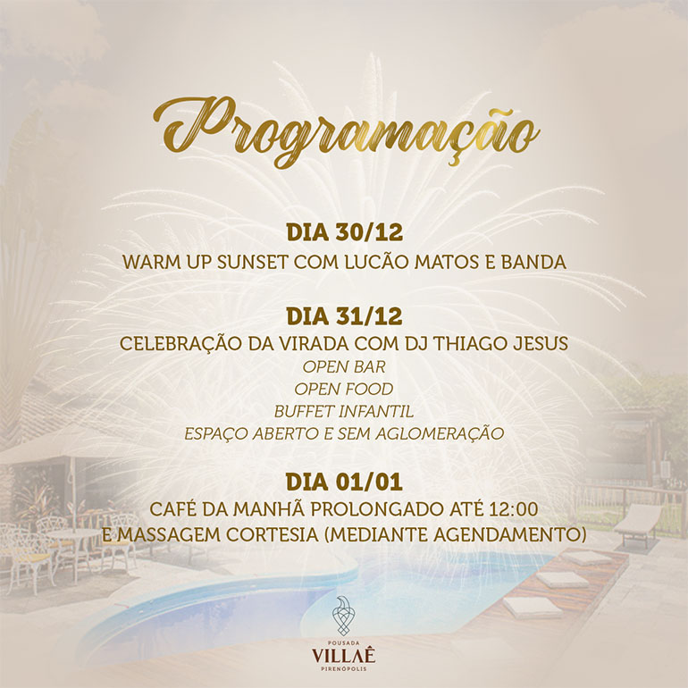 RÃ©veillon VillaÃª - PirenÃ³polis